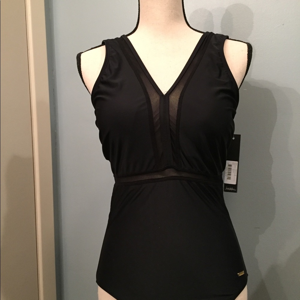 Nicole Miller 1pc swimsuit size 10. - Picture 8 of 8